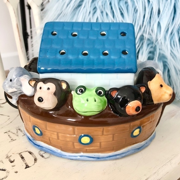 Scentsy, 2016 Buddies Ark, Warmer, Retired, Noahs Ark Wax Warmer, Good Condition - Picture 1 of 16